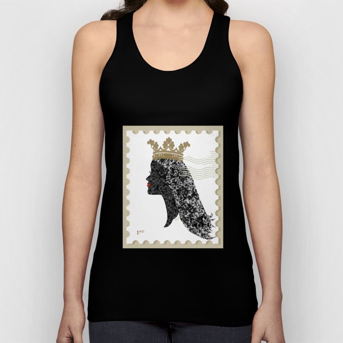 Queen of Lace -Stamp Tank Top