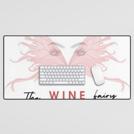 "Thee Wine Fairy logo " Desk Mat