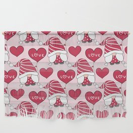 Cute Valentines Day Heart Gnome Lover Wall Hanging