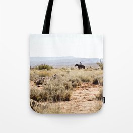 on a horse with no name Tote Bag