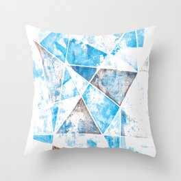 Blue Angles Throw Pillow