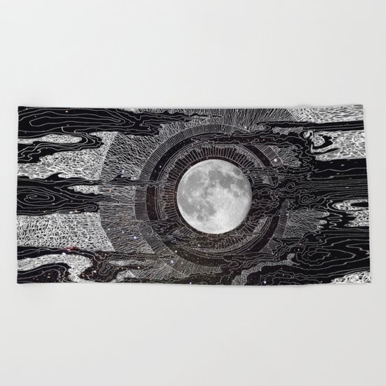 Moon Glow Beach Towel