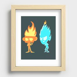 Fire and Ice Recessed Framed Print