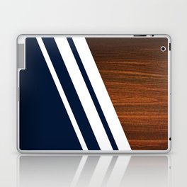 Wooden Navy Laptop Skin