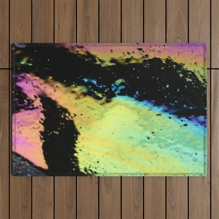 Water and Oil Outdoor Rug