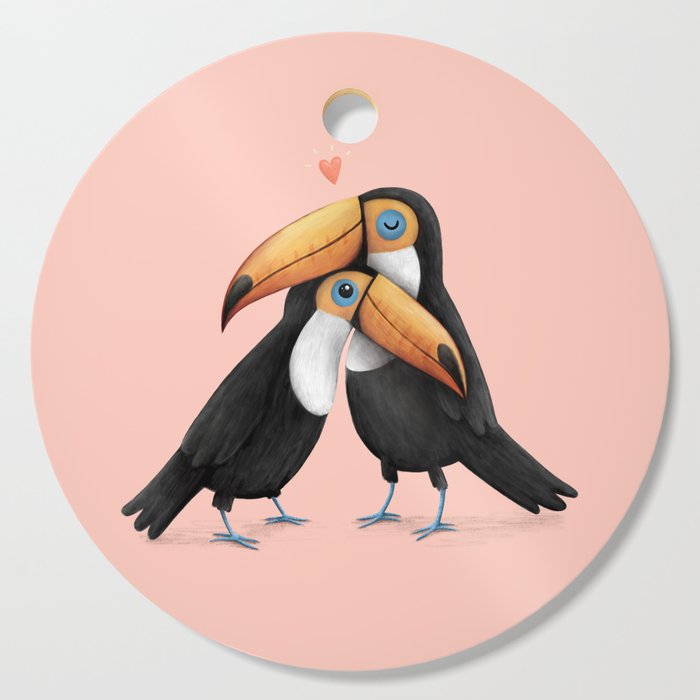 Toucan Love Cutting Board