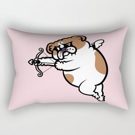 English Bulldog Cupid Rectangular Pillow