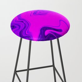 Liquid Color Marble Purple and Pink Bar Stool