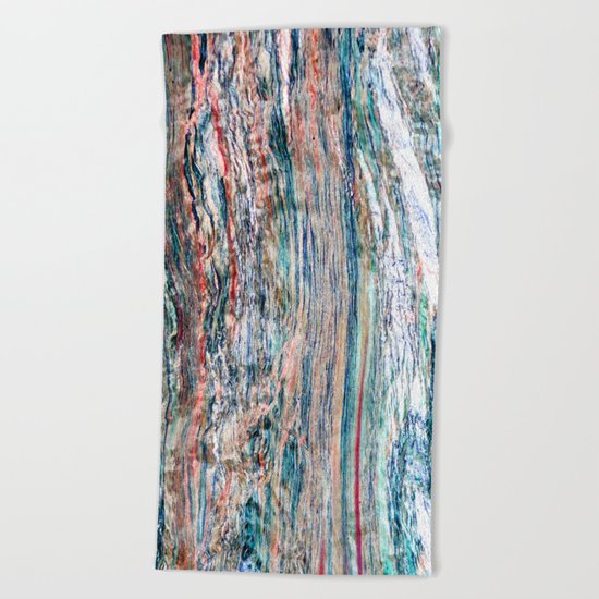 Colorful Mineral Beach Towel