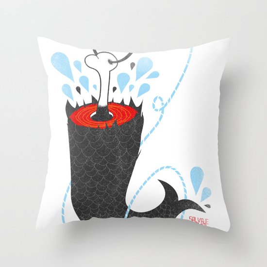 SALVAJEANIMAL headless VI Throw Pillow