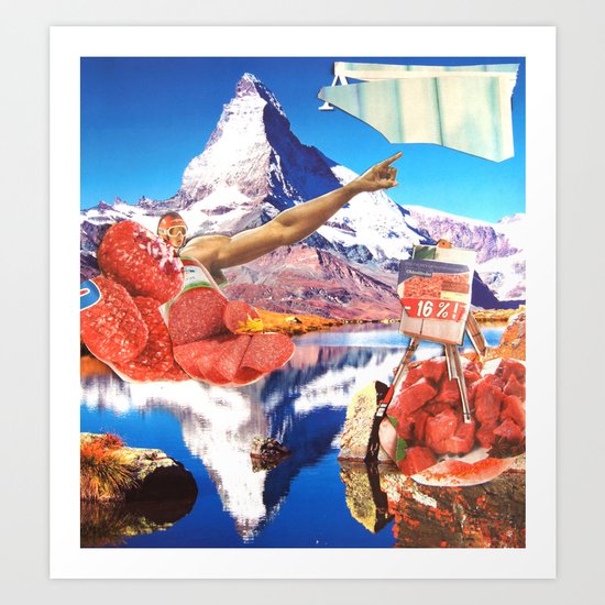 Surreala Alpina 2 Art Print