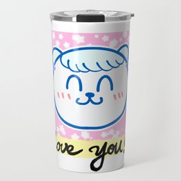 The daily mood Words of the round ball bear 2 - Love you Travel Mug