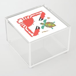 Crab and Sea Turtle Acrylic Box