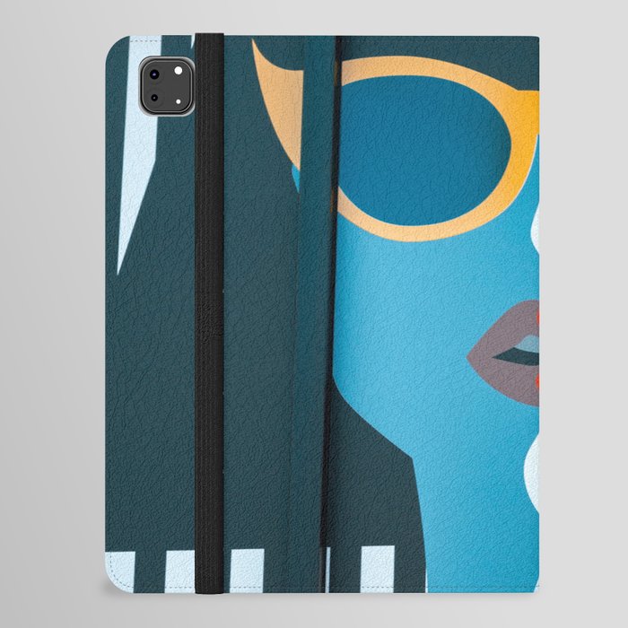 Girl Pop Art iPad Folio Case