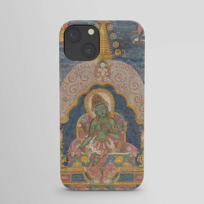 Buddhist Green Tara Thangka iPhone Case