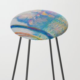 Claude Monet's Le Grand Canal. Counter Stool