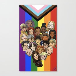 Equality. Love. Pride. Canvas Print
