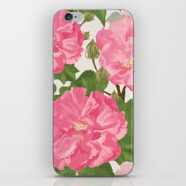 Pink Flowers iPhone Skin
