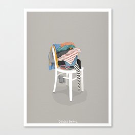 Monday Chair Canvas Print