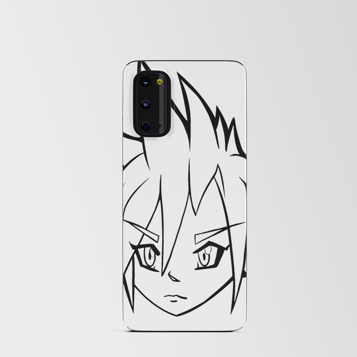 Cloud Fantasy Head Lineart Android Card Case