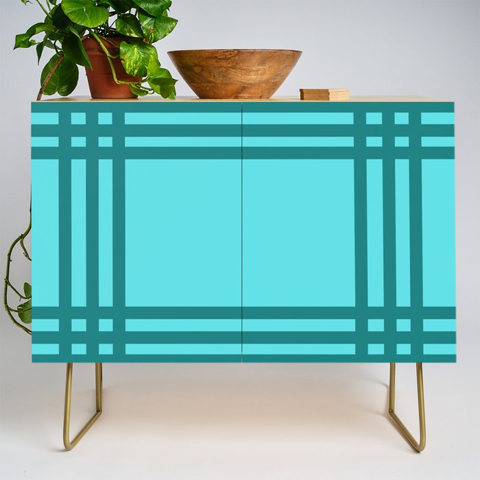 Sky blue Credenza