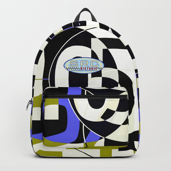 Race Car Art Abstract Auto Art - Race Numbers Two Backpack