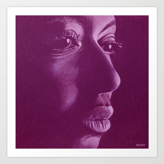 mama africa-violet Art Print