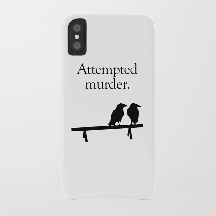 Attempted Murder iPhone Case