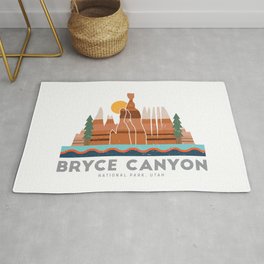 Bryce Canyon National Park Utah Graphic Rug | Utah, Hiking, Mountains, Trekking, Wanderlust, Rei, Adventure, Camping, Nationalparks, Exploremore 