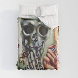 Here today, gone tomorrow Duvet Cover