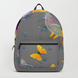 SURREAL YELLOW BUTTERFLIES & SOAP BUBBLES Backpack