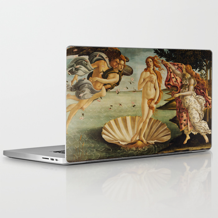 The Birth Of Venus By Sandro Botticelli Laptop Ipad Skin By Palazzoartgallery Society6