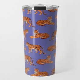 Tigers - Very Peri Travel Mug