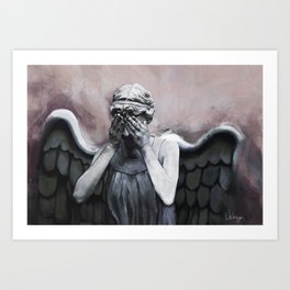 Weeping Angel Art Print