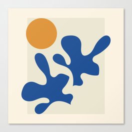 Classic Blue Matisse Canvas Print