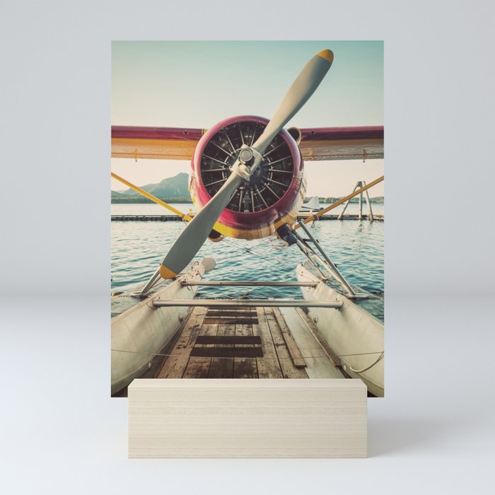 Seaplane Dock Mini Art Print
