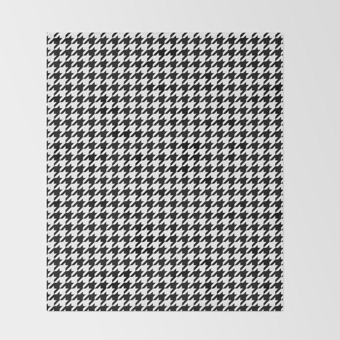 Monochrome Black White Houndstooth Throw Blanket By Textures Impressive Black And White Houndstooth Throw Blanket Monochrome Black White Houndstooth Throw Blanket By Textures Impressive Black And White Houndstooth Throw Blanket