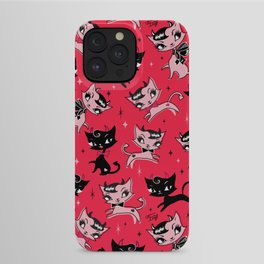 Devil Kitties Red iPhone Case