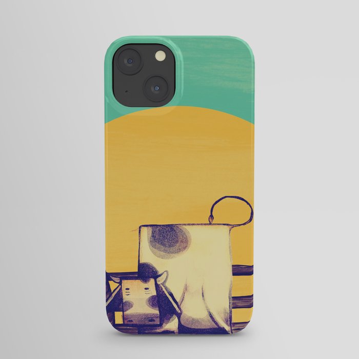 Cow Sunset iPhone Case