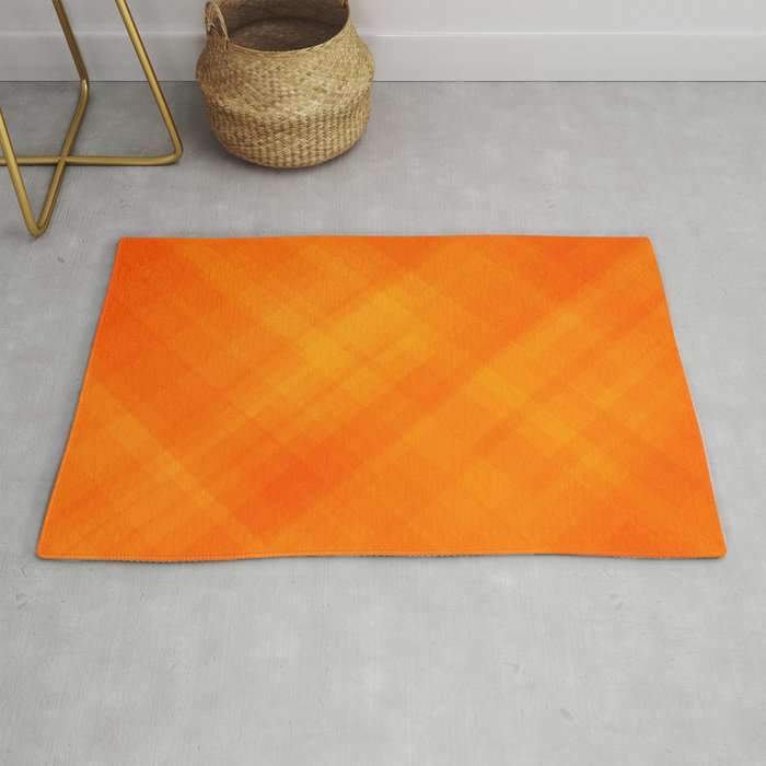 Orange Design Rug