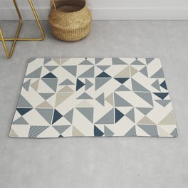 Retro Geometric Background Area & Throw Rug