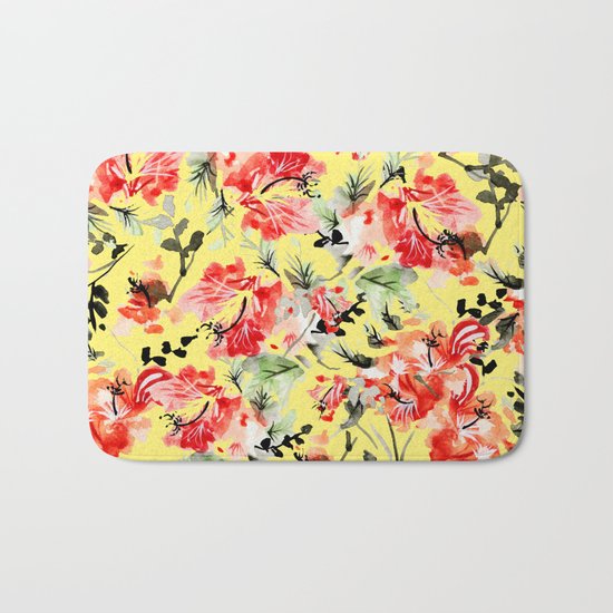 Happiness #society6 #decor #buyart Bath Mat