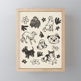 Daisy Dogs | Alex Gold Studios Framed Mini Art Print