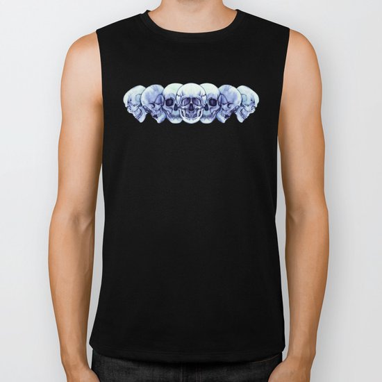 Sequential Skulls Biker Tank