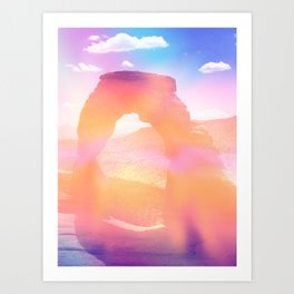 Rainbow Arches National Park Art Print