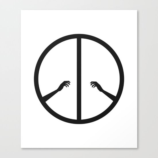 Peace struggle Canvas Print