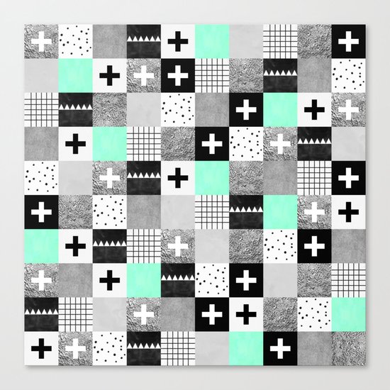 Squares 002 Canvas Print