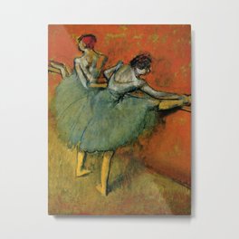 Edgar Degas - Dancers at The Bar Metal Print