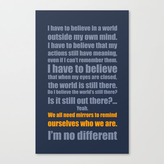 We All Need Mirrors Canvas Print