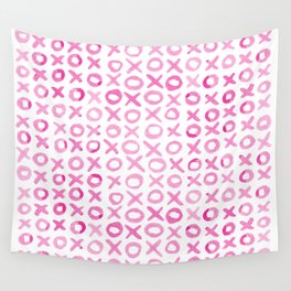 Xoxo valentine's day - pink Wall Tapestry